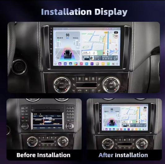 Navigație Mercedes-Benz ML 2005-2011 • Sistem Android & Apple CarPlay. 2GB /4GB /6GB.