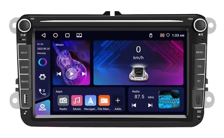 Navigație VW GOLF 5/6/ Jetta - 4GB CarPlay & Android Auto