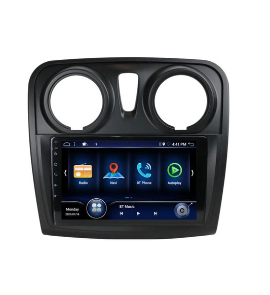 Navigatie Dacia Logan 2 Sandero Dokker (2012-2019) Ecran QLED 9 inch, Procesor Octacore, Wireless Carplay si Android Auto.