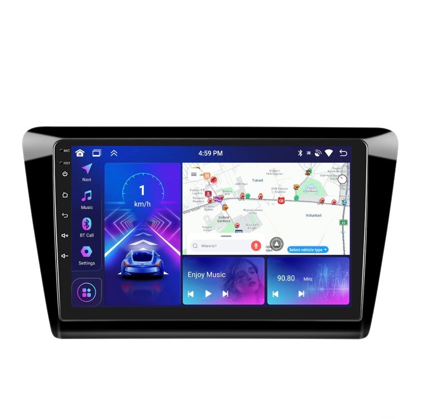 Navigație Skoda Rapid 2013 - 4GB RAM + 64 • Sistem Android & Apple CarPlay