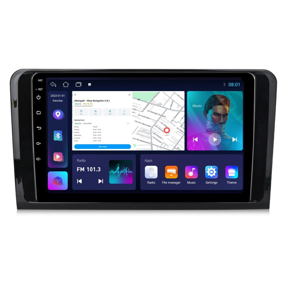 Navigație Mercedes-Benz ML 2005-2011 • Sistem Android & Apple CarPlay. 2GB /4GB /6GB.