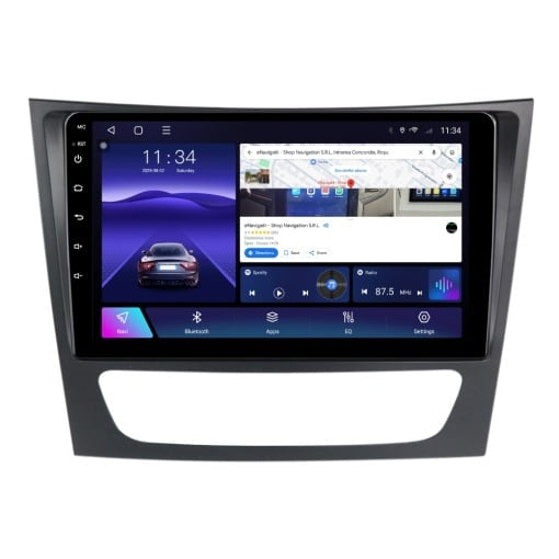 Navigație Mercedes-Benz w211 • Sistem Android & Apple CarPlay.