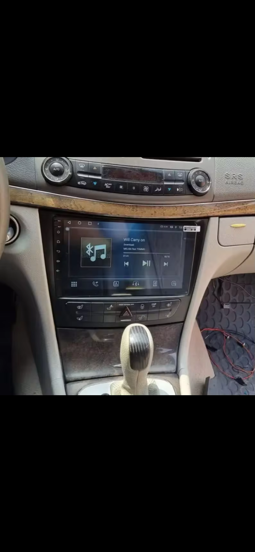 Navigație Mercedes-Benz w211 • Sistem Android & Apple CarPlay.