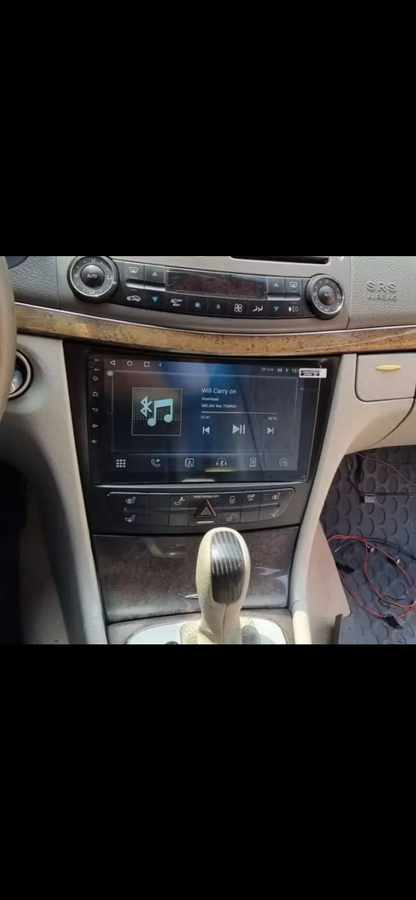 Navigație Mercedes-Benz w211 • Sistem Android & Apple CarPlay.