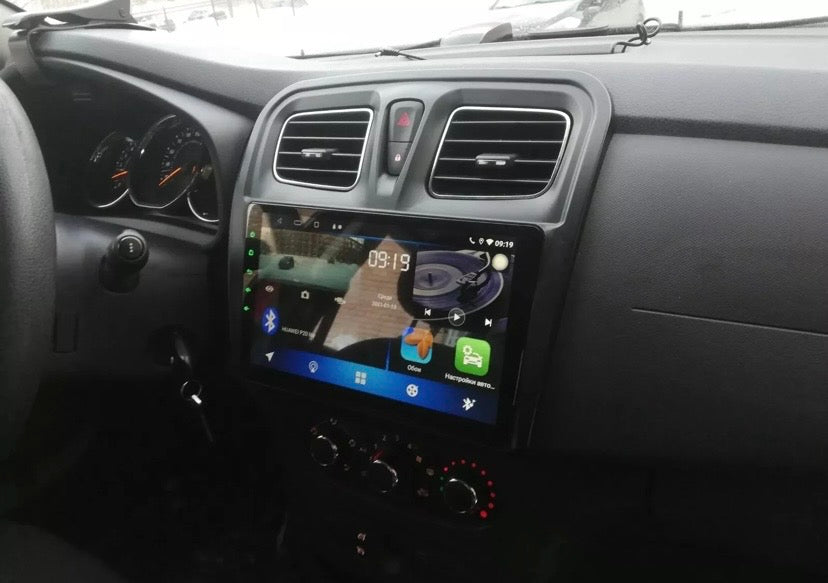 Navigatie Dacia Logan 2 Sandero Dokker (2012-2019) Ecran QLED 9 inch, Procesor Octacore, Wireless Carplay si Android Auto.